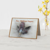 Suzzie Bantam 2143- aanpassen Kaart (Gele Bloem)