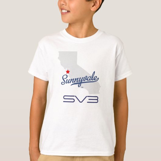 SV3 - Sunnyvale Events 3rd Annual BBQ KINDER T-Shi T-shirt (Voorkant)