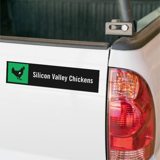 SV Kippen Bumpersticker (Op Truck)