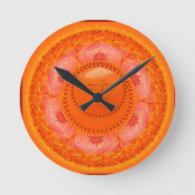 Svādhishthāna Chakra Clock Oranje