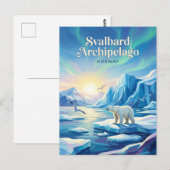 Svalbard-archipel Noorwegen Briefkaart (Voorkant / Achterkant)