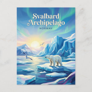 Svalbard-archipel Noorwegen Briefkaart