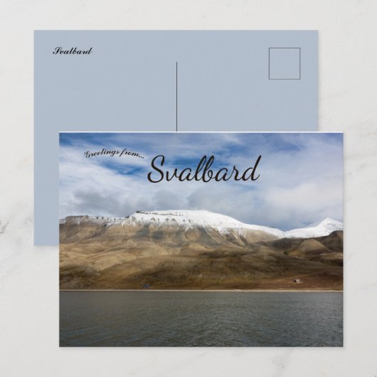 Svalbard Briefkaart (Voorkant / Achterkant)