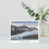 Svalbard Gletsjer Landschap Briefkaart (Staand voorkant)