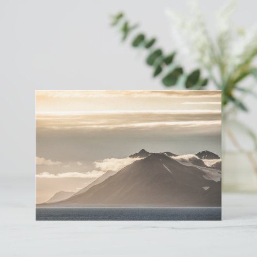 Svalbard Landschap Fotokaart (Staand voorkant)