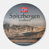 Svalbard Landschapsfoto Magneet (Voorkant)