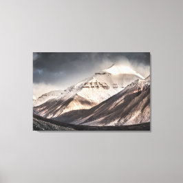 Svalbard Mountain Canvas Afdruk