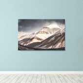Svalbard Mountain Canvas Afdruk (Insitu (Houten vloer))