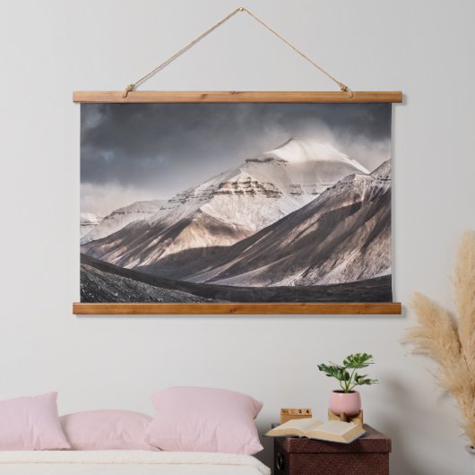 Svalbard Mountain Hangend Wandkleed (Slaapkamer)
