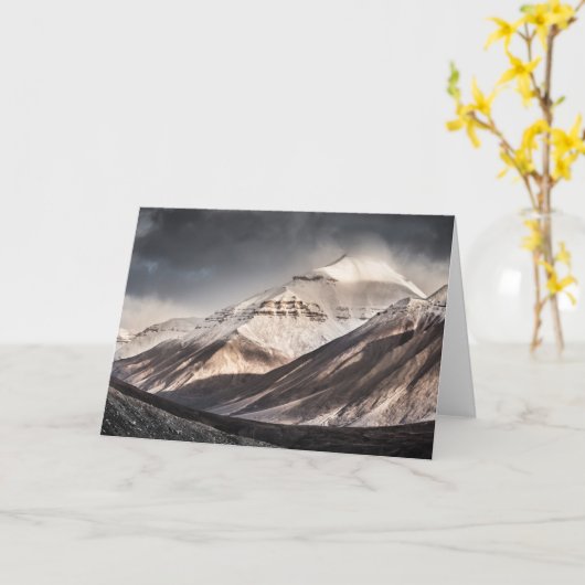 Svalbard Mountain Kaart (Gele Bloem)