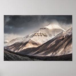 Svalbard Mountain Poster