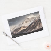 Svalbard Mountain Rechthoekige Sticker (Envelop)