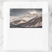 Svalbard Mountain Rechthoekige Sticker (Tas)