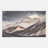 Svalbard Mountain Rechthoekige Sticker (Voorkant)