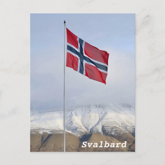 Svalbard, Noorwegen Briefkaart (Voorkant)
