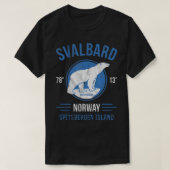 Svalbard Norway Arctic Circle Polar Beer T-Shirt S (Design voorkant)