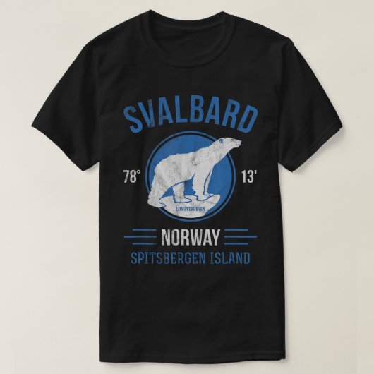Svalbard Norway Arctic Circle Polar Beer T-Shirt S (Design voorkant)