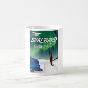 Svalbard Norway Northern Light Reisposter Koffiemok