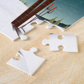 Svalbard Norway Northern Light Reisposter Legpuzzel (Zijkant)