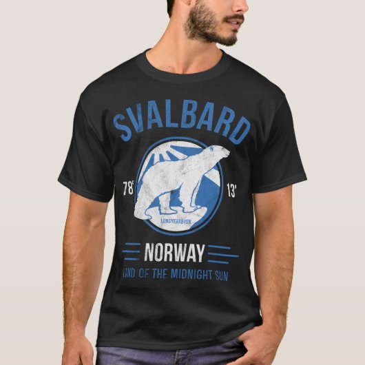Svalbard Norway Polar Beer Arctic T-shirt (Voorkant)