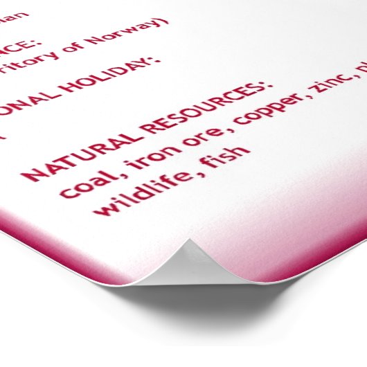 Svalbard Poster (Hoek)