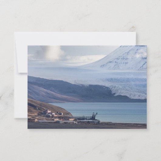 Svalbard Pyramiden Gletsjer Kaart (Voorkant)