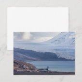 Svalbard Pyramiden Gletsjer Kaart (Voorkant / Achterkant)