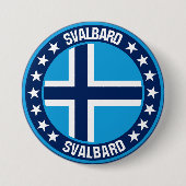 Svalbard Ronde Button 7,6 Cm (Voorkant)