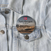 Svalbard Souvenir Ronde Button 7,6 Cm (In situ)