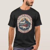 Svalbard Spitsbergen Artistic Polar beer T-shirt (Voorkant)