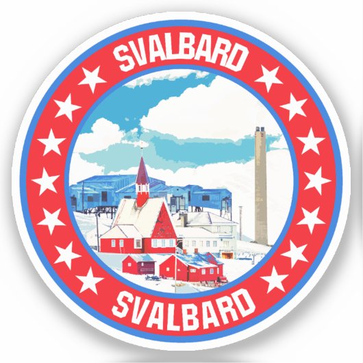 Svalbard Sticker (Voorkant)