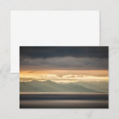 Svalbard Zonsondergang Landschapsfotokaart (Voorkant / Achterkant)