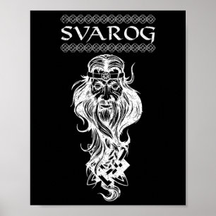 Svarog Slavische heidense god Slaven heidendom myt Poster