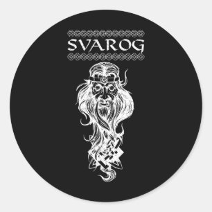 Svarog Slavische heidense god Slaven heidendom myt Ronde Sticker