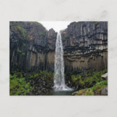 Svartifoss, IJsland Briefkaart (Voorkant)