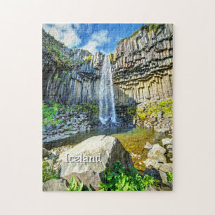 Svartifoss Waterfall, IJsland Legpuzzel
