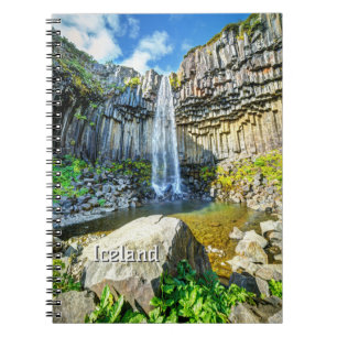 Svartifoss Waterfall, IJsland Notitieboek