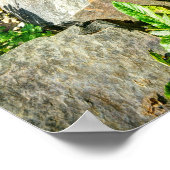 Svartifoss Waterfall, IJsland Poster (Hoek)