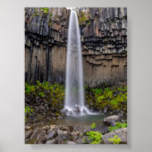 Svartifoss waterfall poster (Voorkant)
