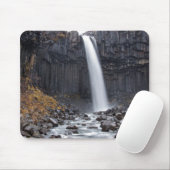 Svartifoss waterval in IJsland mousepad Muismat (Met muis)