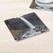 Svartifoss waterval in IJsland onderzetter (Schuin)