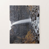 Svartifoss waterval in IJslandse puzzel Legpuzzel (Verticaal)