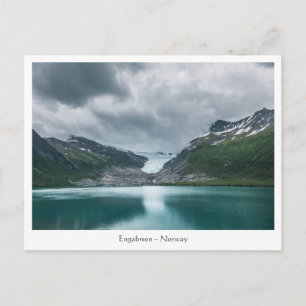 Svartisen Glacier Noorwegen Briefkaart