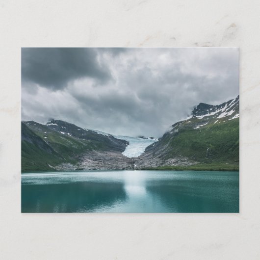 Svartisen Glacier Noorwegen Briefkaart (Voorkant)