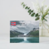Svartisen Glacier Noorwegen Briefkaart (Staand voorkant)