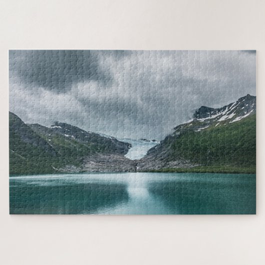 Svartisen Glacier Noorwegen Legpuzzel (Horizontaal)