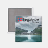 Svartisen Glacier Noorwegen Magneet (Voorkant / Achterkant)