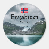 Svartisen-gletsjer Noorwegen Magneet (Voorkant)
