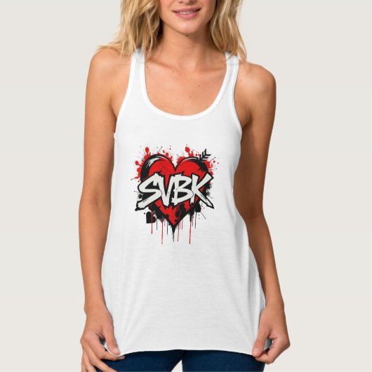 SVBK LOVE - SILVERBCK TV OFFICIEEL TANKTOP (Voorkant)