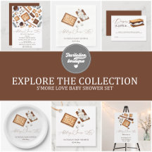 Adding S'More Love Gender Neutral Baby Shower Set